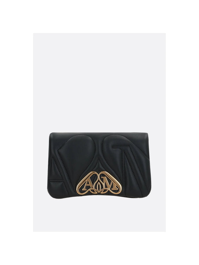 Seal Mini Quilted Nappa Shoulder Bag-ALEXANDER McQUEEN-JOHN JULIA