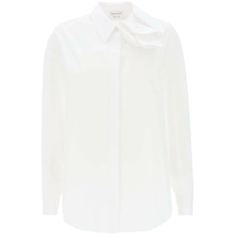 Shirt With Orchid Detail ALEXANDER MCQUEEN JOHN JULIA.