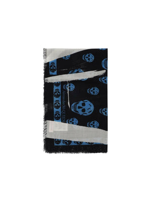 Slashed Skull Scarf ALEXANDER MCQUEEN JOHN JULIA.