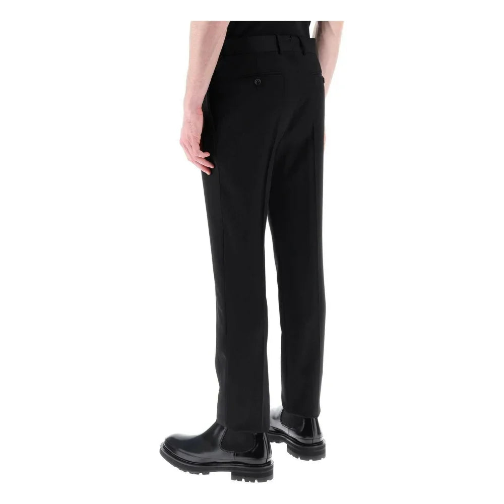 Smoking Pants In Grain De Poudre ALEXANDER MCQUEEN JOHN JULIA.