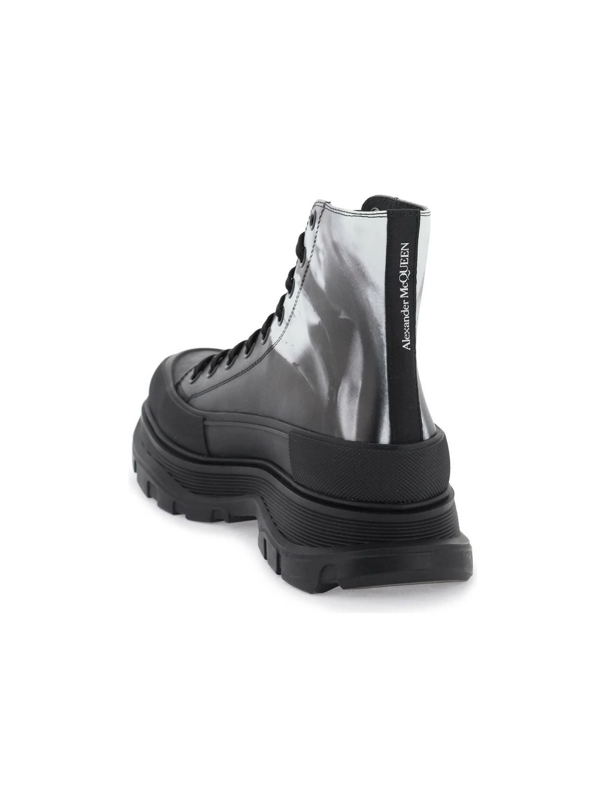 Solarized Flower Tread Slick Boots ALEXANDER MCQUEEN JOHN JULIA.