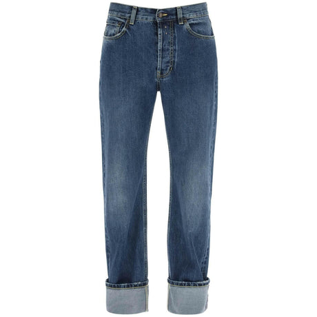 Straight-Fit Jeans In Selvedge Denim ALEXANDER MCQUEEN JOHN JULIA.