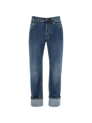 Straight-Fit Jeans In Selvedge Denim ALEXANDER MCQUEEN JOHN JULIA.