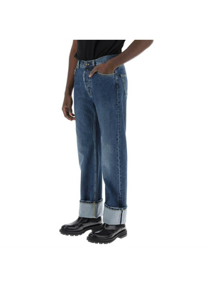 Straight-Fit Jeans In Selvedge Denim ALEXANDER MCQUEEN JOHN JULIA.