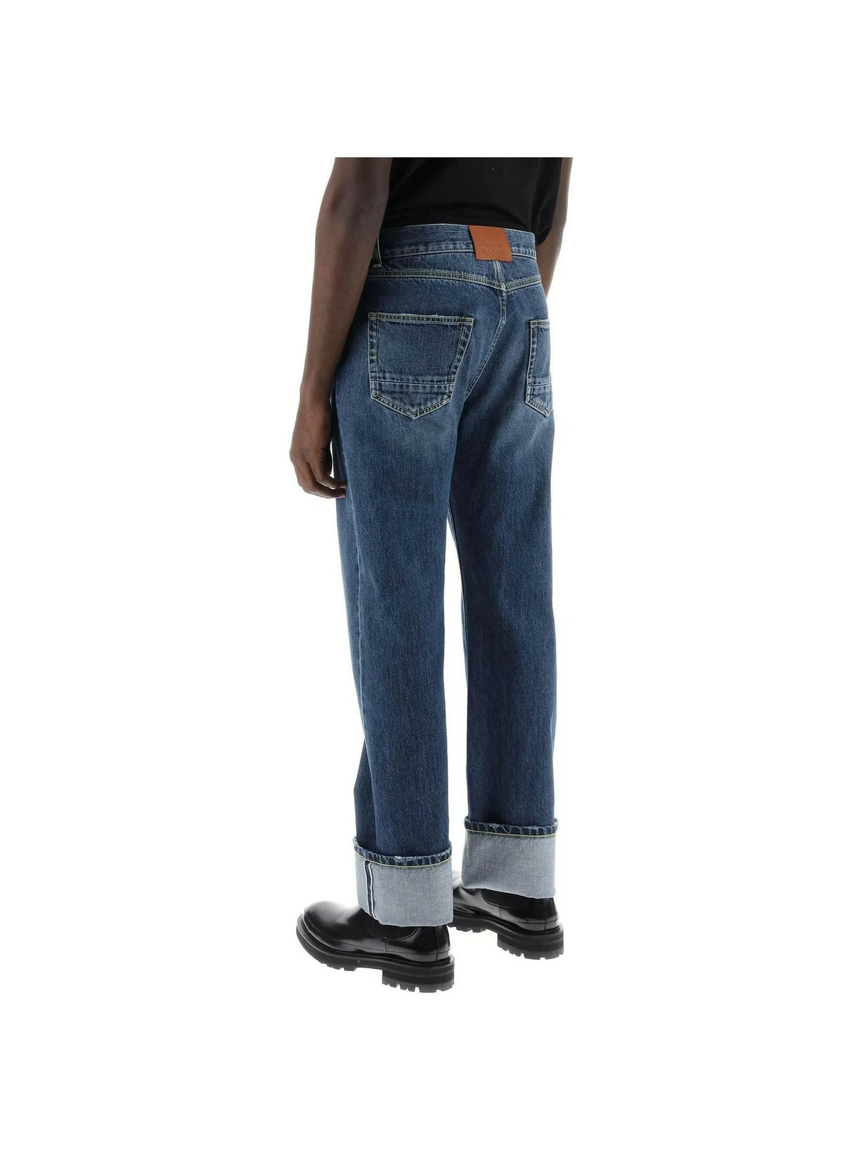 Straight-Fit Jeans In Selvedge Denim ALEXANDER MCQUEEN JOHN JULIA.