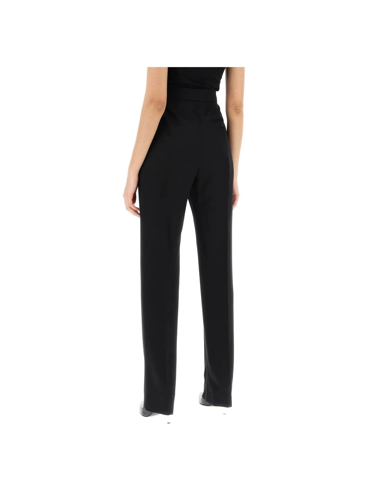 Tailored Wool Cigarette Pants - Women > Clothing > Trousers > Trousers