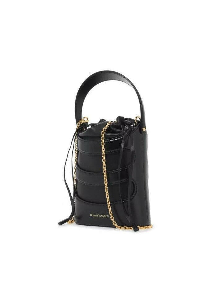 The Rise Mini Leather Bucket Bag.