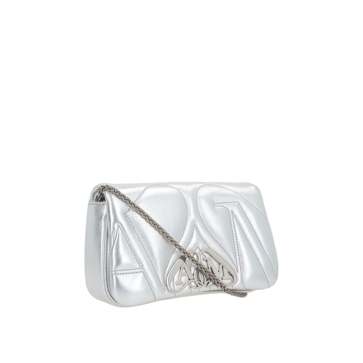 The Seal Mini Quilted Nappa Shoulder Bag-ALEXANDER MCQUEEN-JOHN JULIA