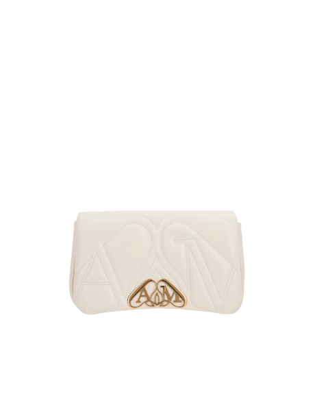 The Seal Small Quilted Nappa Shoulder Bag-ALEXANDER MCQUEEN-JOHN JULIA