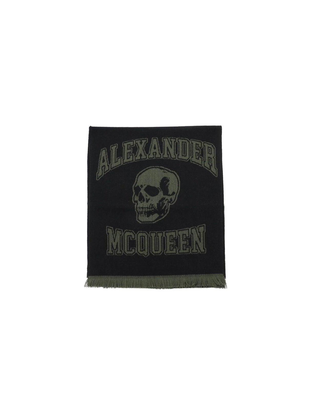 Varsity Logo Wool Jacquard Scarf