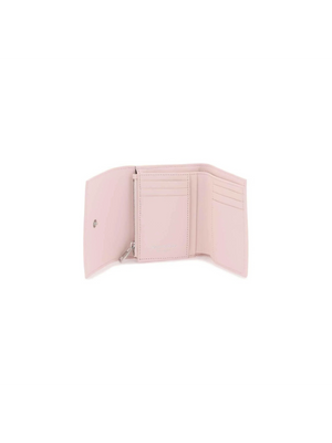 Venus Pink Compact Skull Wallet ALEXANDER MCQUEEN JOHN JULIA.