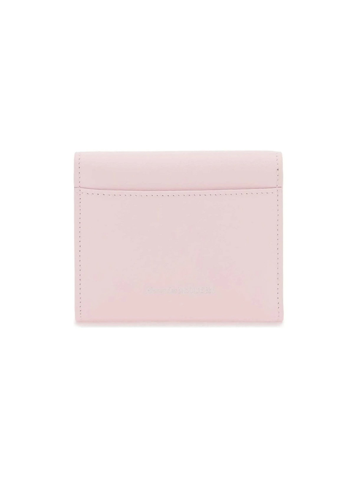 Venus Pink Compact Skull Wallet ALEXANDER MCQUEEN JOHN JULIA.