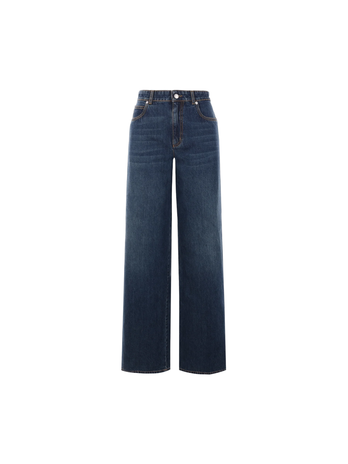 ALEXANDER MCQUEEN-Wide-leg Denim Jeans-JOHN JULIA