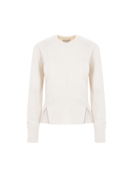 Wool and Cashmere Sweater-ALEXANDER MCQUEEN-JOHN JULIA