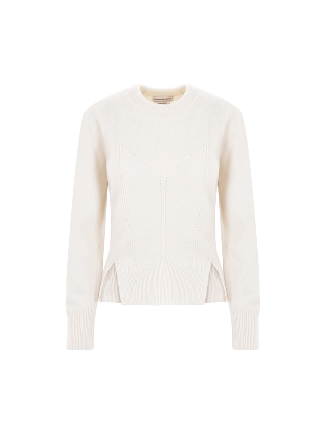 Wool and Cashmere Sweater-ALEXANDER MCQUEEN-JOHN JULIA