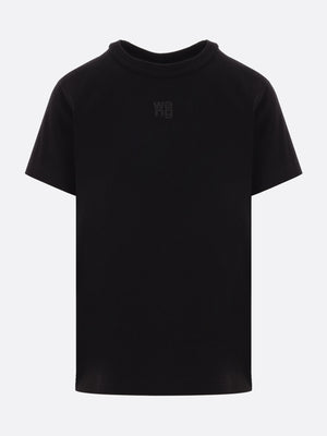 Essential Cotton T-shirt-Alexander Wang-JOHN JULIA