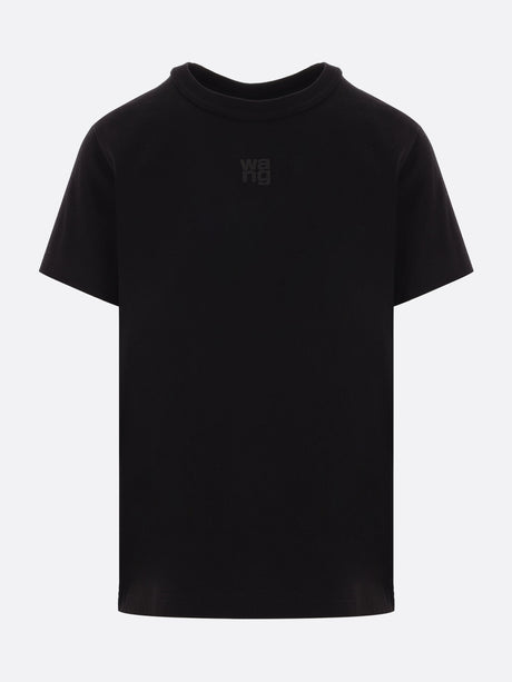 Essential Cotton T-shirt-Alexander Wang-JOHN JULIA