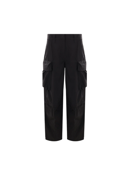 Oversize Nylon Cargo Trousers-ALEXANDER WANG-JOHN JULIA