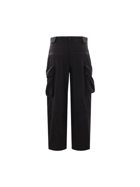 Oversize Nylon Cargo Trousers-ALEXANDER WANG-JOHN JULIA