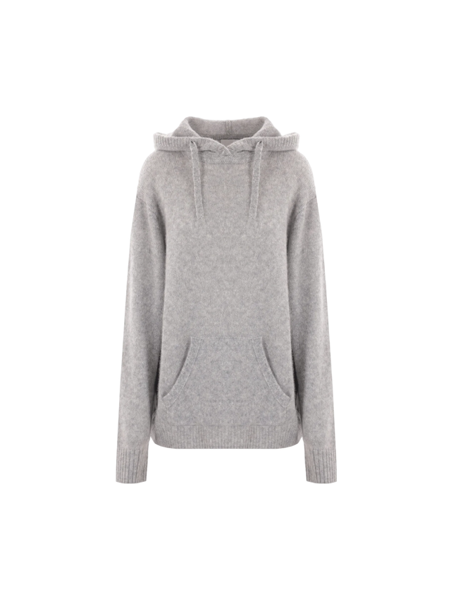 Cashmere Silk Blend Hooded Sweater-ALLUDE-JOHN JULIA