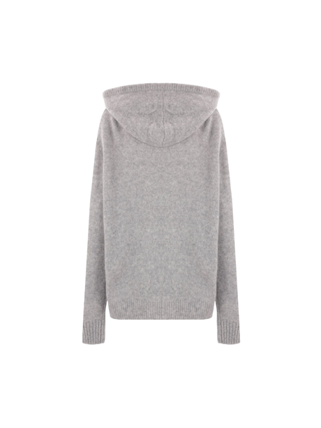 Cashmere Silk Blend Hooded Sweater-ALLUDE-JOHN JULIA