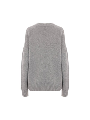 Cashmere V-Neck Sweater-ALLUDE-JOHN JULIA