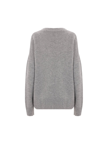 Cashmere V-Neck Sweater-ALLUDE-JOHN JULIA