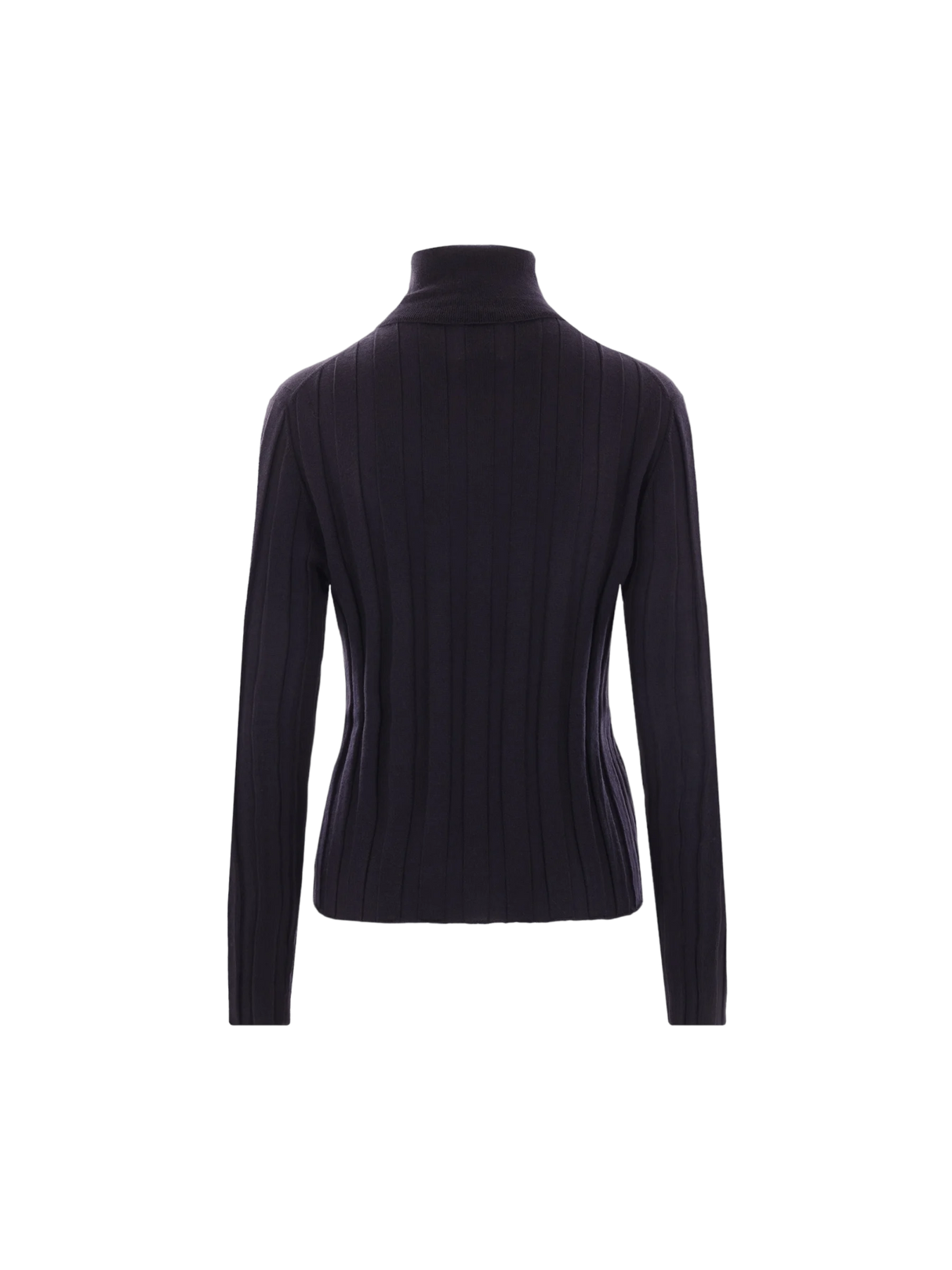 Ribbed Wool Turtleneck-ALLUDE-JOHN JULIA