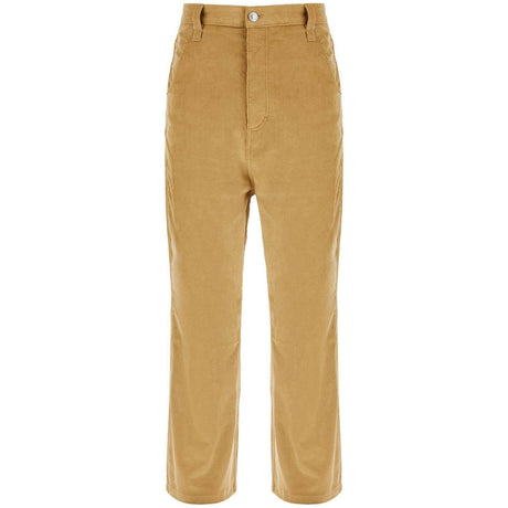 Baggy Fit Corduroy Velvet Trousers.