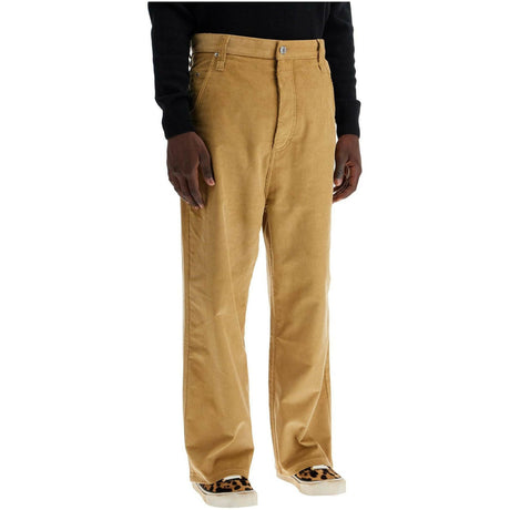 Baggy Fit Corduroy Velvet Trousers.