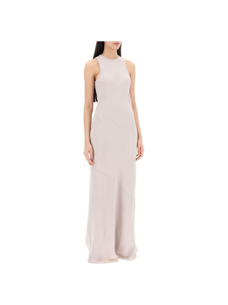 Bias Cut Maxi Dress AMI ALEXANDRE MATIUSSI JOHN JULIA.