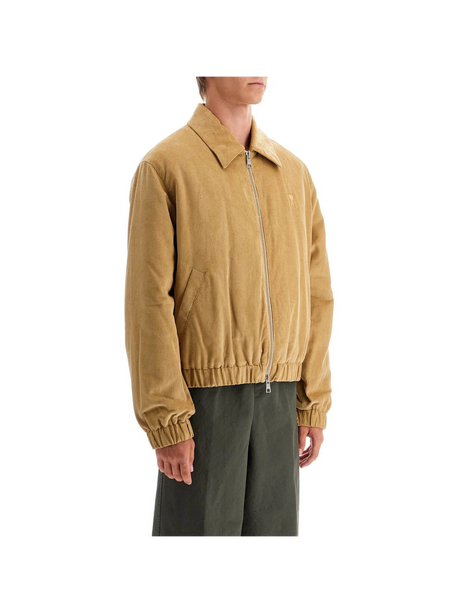 AMI ALEXANDRE MATTIUSSIAMI ALEXANDRE MATTIUSSI-Corduroy Bomber Jacket -JOHN JULIA.