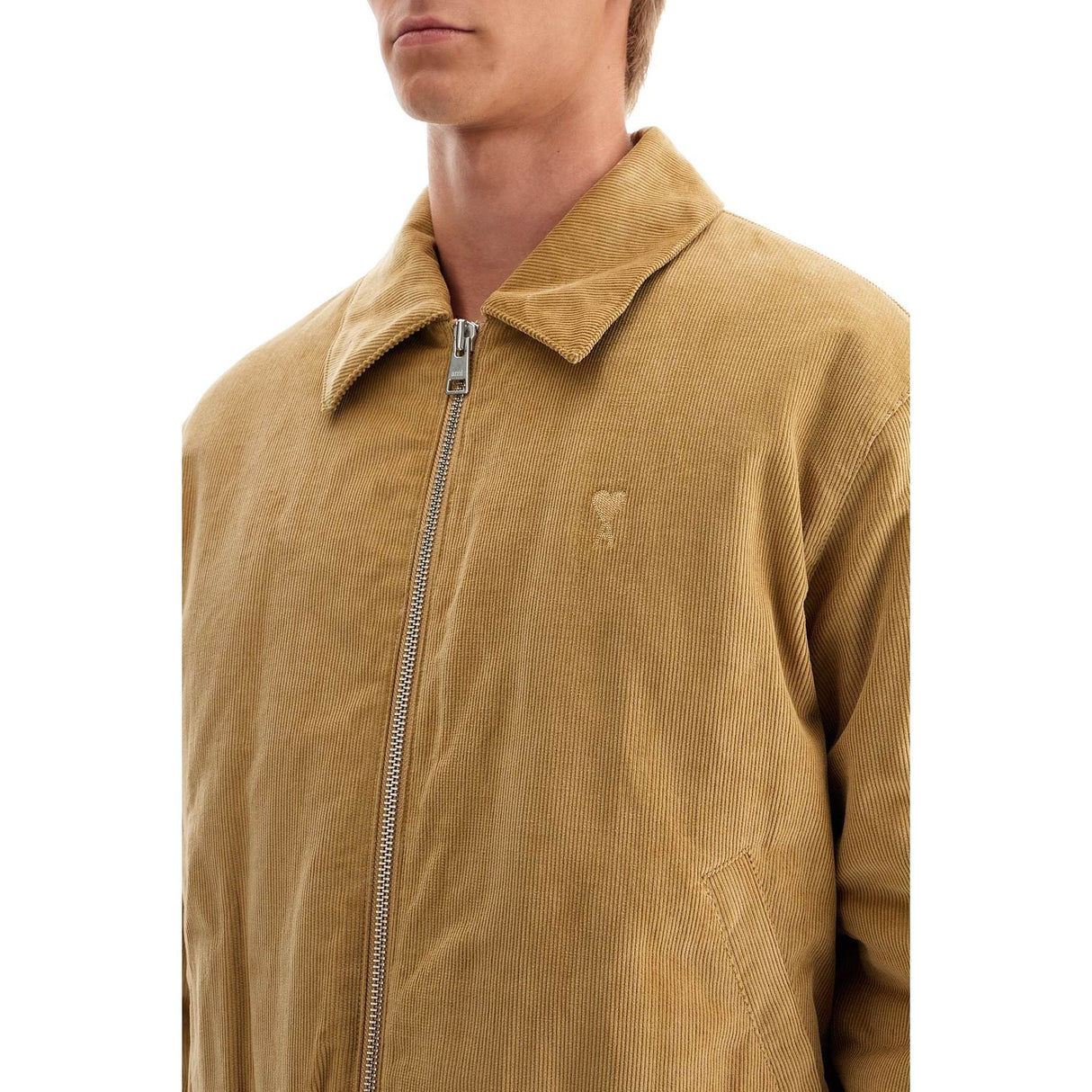 AMI ALEXANDRE MATTIUSSIAMI ALEXANDRE MATTIUSSI-Corduroy Bomber Jacket -JOHN JULIA.