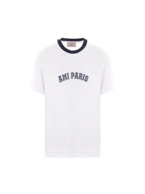 AMI PARIS-Cotton Jersey T-shirt-JOHN JULIA