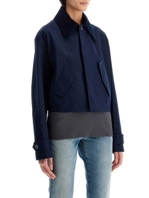 Cropped Canvas Jacket For Women