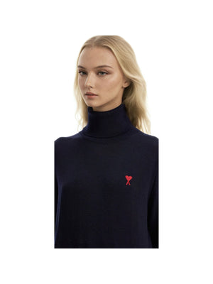 AMI ALEXANDRE MATTIUSSI-Ami De Coeur Wool Turtleneck -JOHN JULIA.