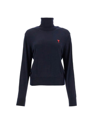 AMI ALEXANDRE MATTIUSSI-Ami De Coeur Wool Turtleneck -JOHN JULIA.