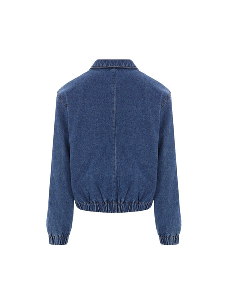 Denim Padded Jacket-AMI PARIS-JOHN JULIA