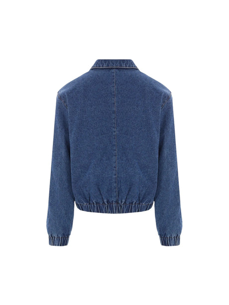 Denim Padded Jacket-AMI PARIS-JOHN JULIA