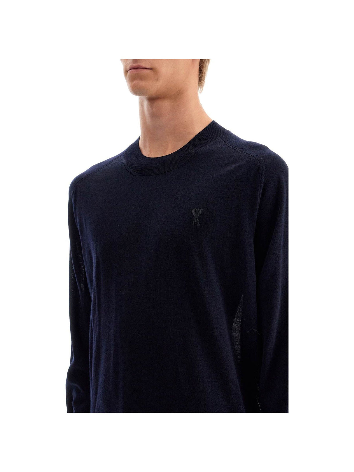 AMI ALEXANDRE MATTIUSSIAMI ALEXANDRE MATTIUSSI-Lightweight Wool Raglan Pullover -JOHN JULIA.