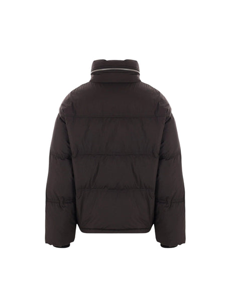 Oversize Nylon Down Jacket-AMI PARIS-JOHN JULIA