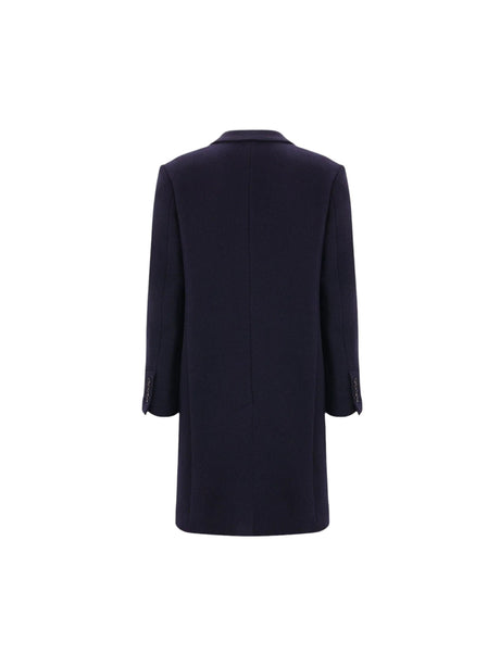 Single-breasted Wool Coat-AMI PARIS-JOHN JULIA