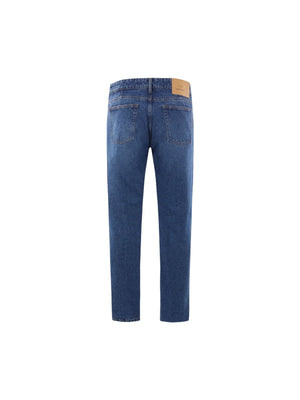 Straight-fit Denim Jeans-AMI PARIS-JOHN JULIA