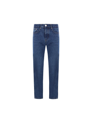 Straight-fit Denim Jeans-AMI PARIS-JOHN JULIA