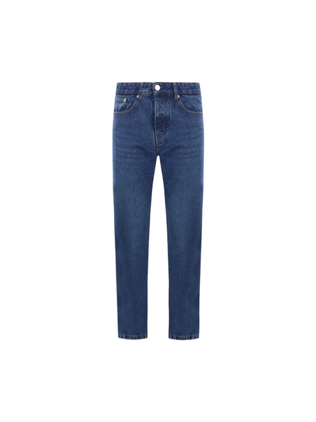 Straight-fit Denim Jeans-AMI PARIS-JOHN JULIA