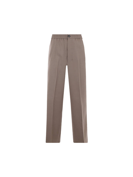 Stretch Wool Pants-AMI PARIS-JOHN JULIA