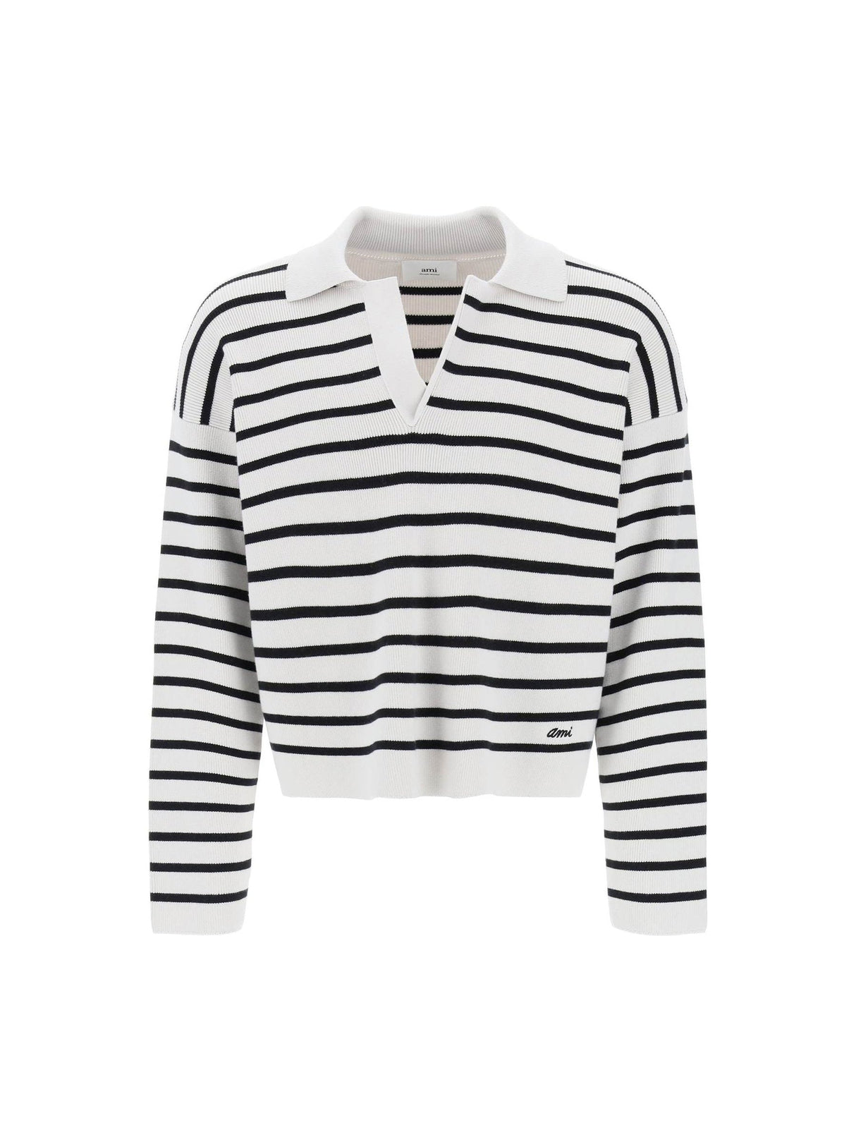 Striped V-Neck Magic Sweater