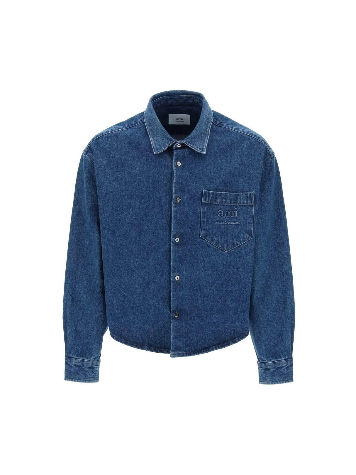 AMI PARIS-Used Denim Shirt-JOHN JULIA