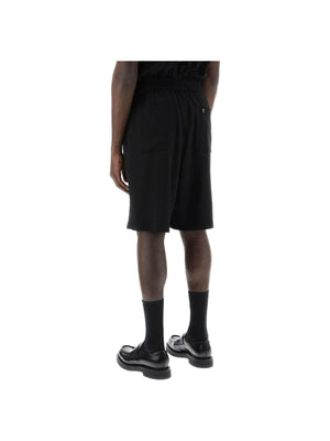 Black Wool-Blend Shorts AMI ALEXANDRE MATTIUSSI JOHN JULIA.