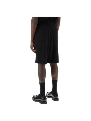 Black Wool-Blend Shorts AMI ALEXANDRE MATTIUSSI JOHN JULIA.